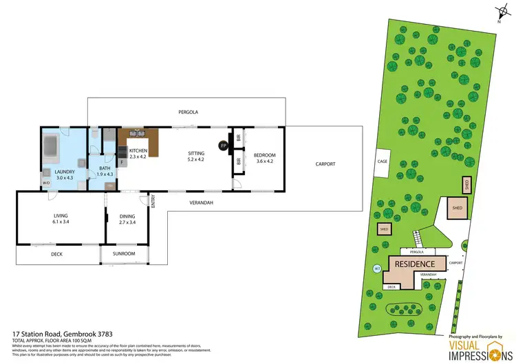 Floorplan of Homely house listing, 17 Station Road, Gembrook VIC 3783