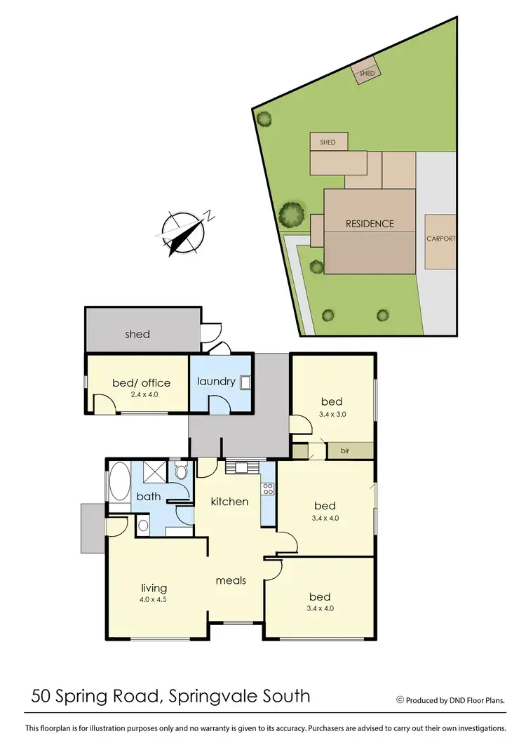 Floorplan of Homely house listing, 50 Spring Road, Springvale South VIC 3172