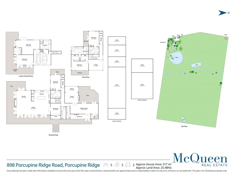 Floorplan of Homely house listing, 898 Porcupine Ridge Road, Porcupine Ridge VIC 3461