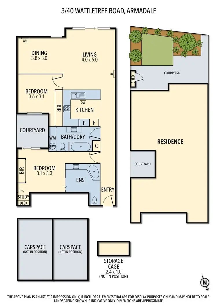 Floorplan of Homely apartment listing, 3/40 Wattletree Road, Armadale VIC 3143