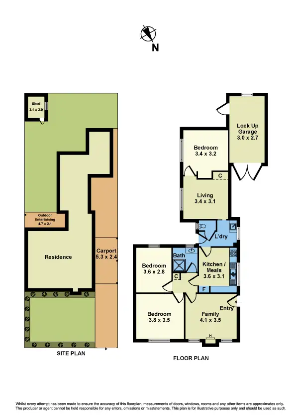 Floorplan of Homely house listing, 71 Champion Road, Williamstown VIC 3016