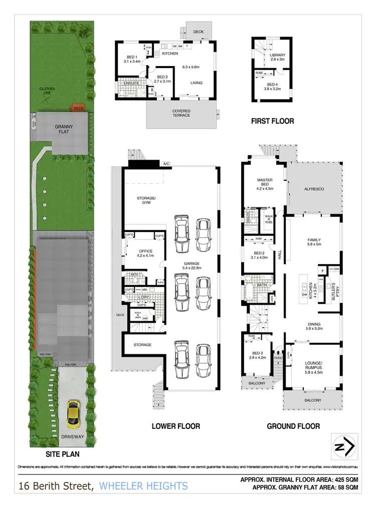 Floorplan of Homely house listing, 16 Berith Street, Wheeler Heights NSW 2097