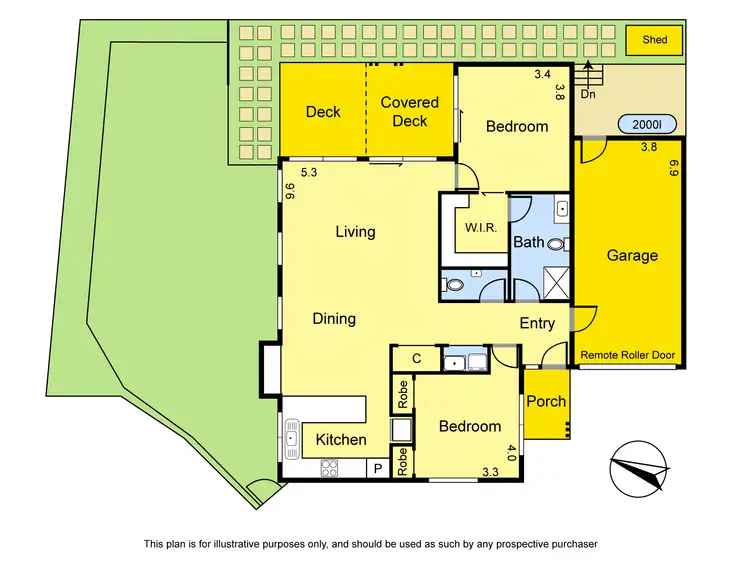 Floorplan of Homely unit listing, 1/27 Warwick Road, Greensborough VIC 3088