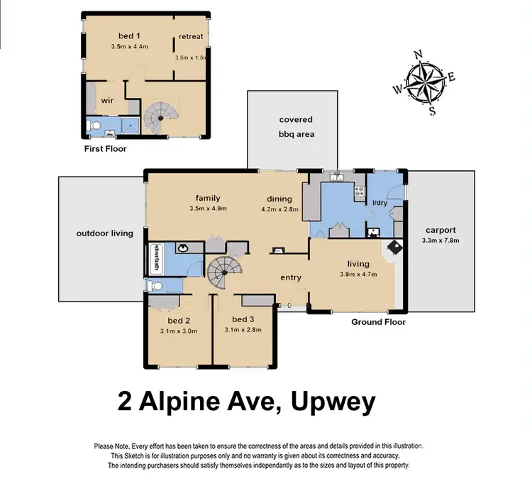 Floorplan of Homely house listing, 2 Alpine Avenue, Upwey VIC 3158