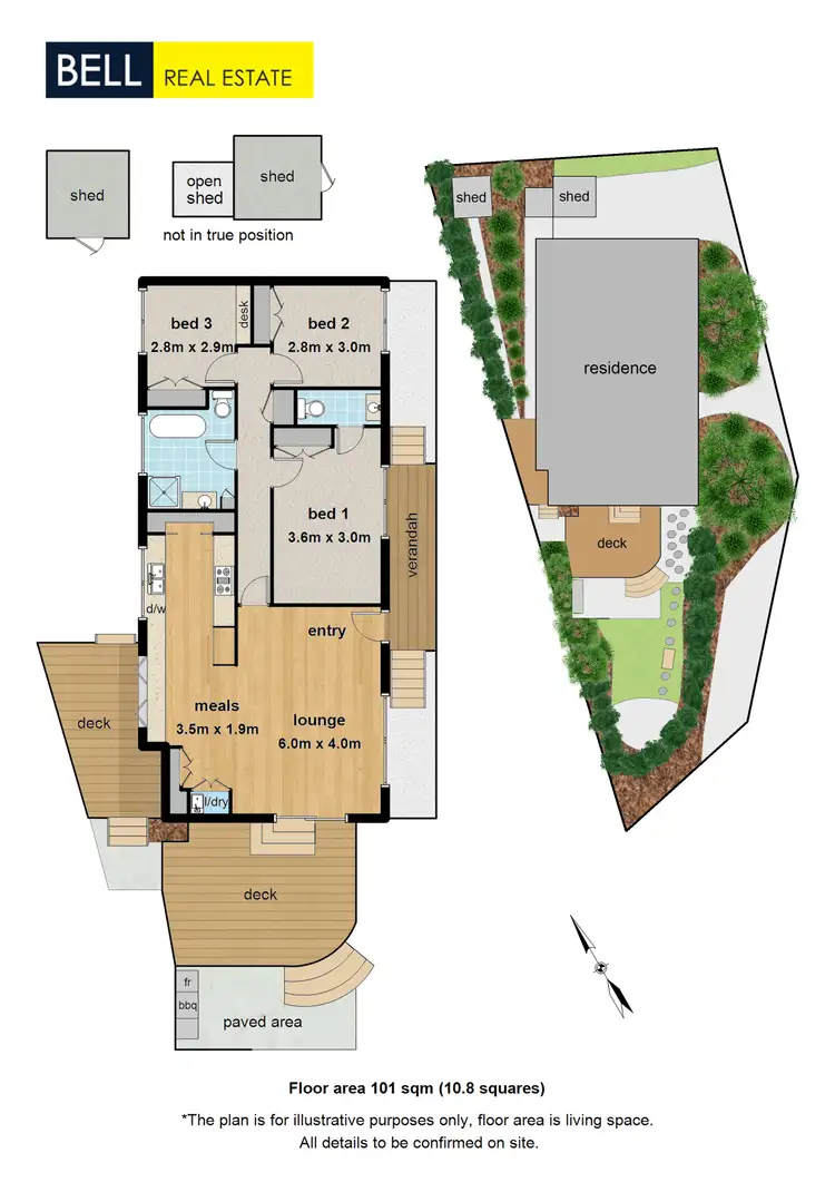 Floorplan of Homely house listing, 1/71 Forge Road, Mount Evelyn VIC 3796