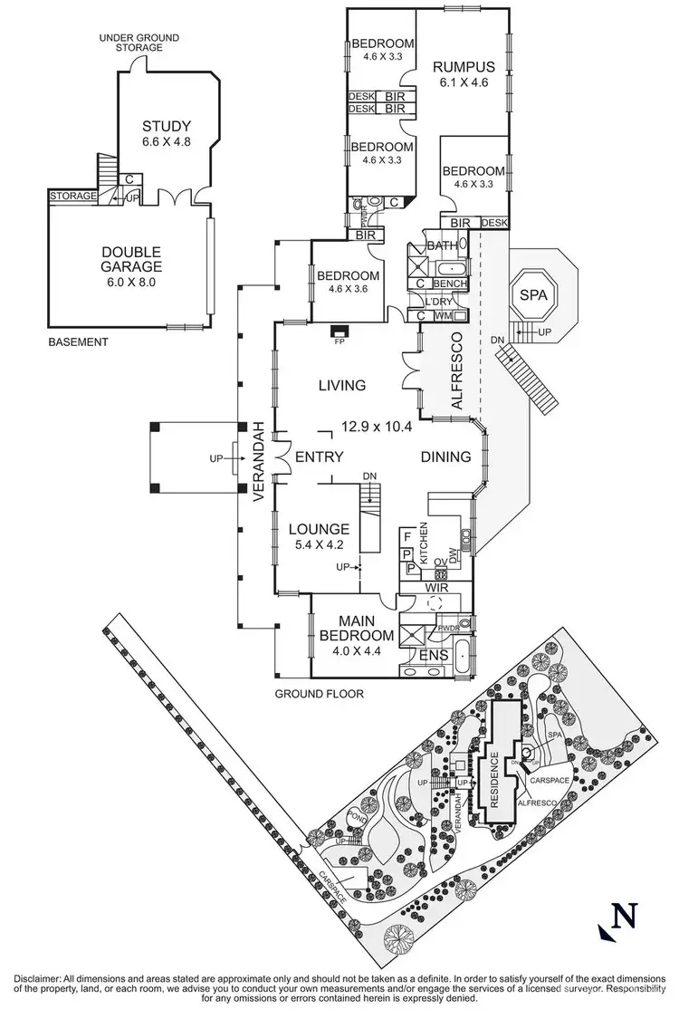 Floorplan of Homely house listing, 269 Tindals Road, Warrandyte VIC 3113