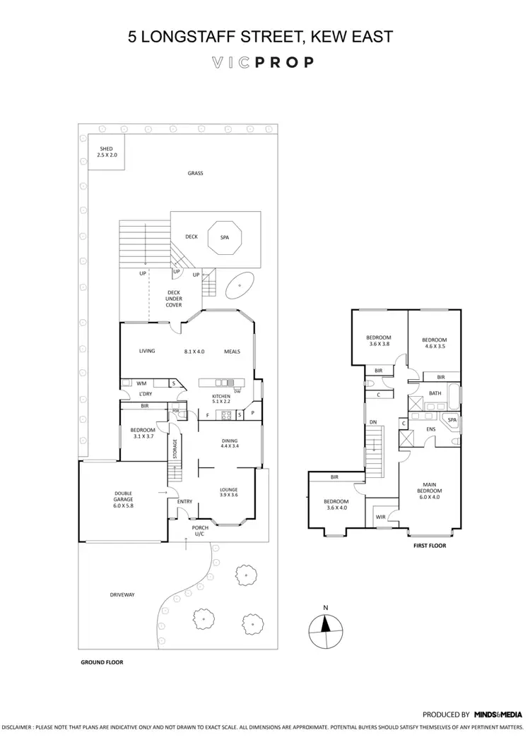 Floorplan of Homely house listing, 5 Longstaff Street, Kew East VIC 3102