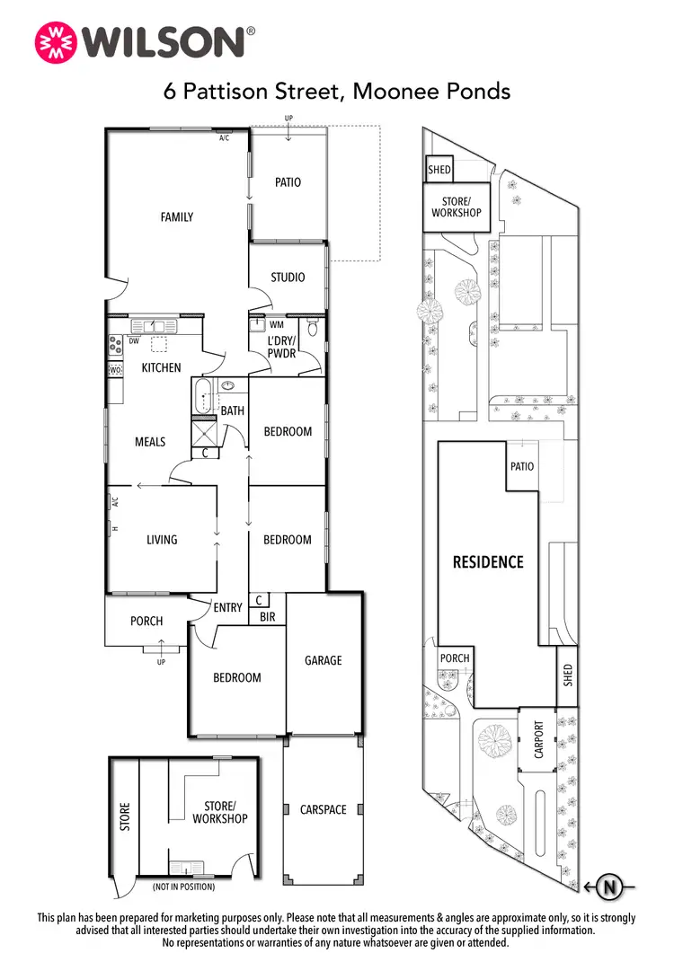 Floorplan of Homely house listing, 6 Pattison Street, Moonee Ponds VIC 3039