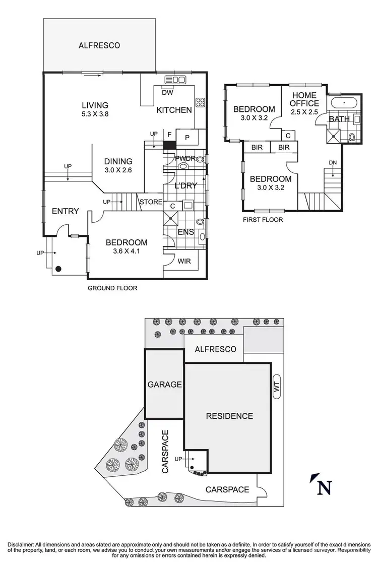 Floorplan of Homely house listing, 42 Alvena Crescent, Heathmont VIC 3135