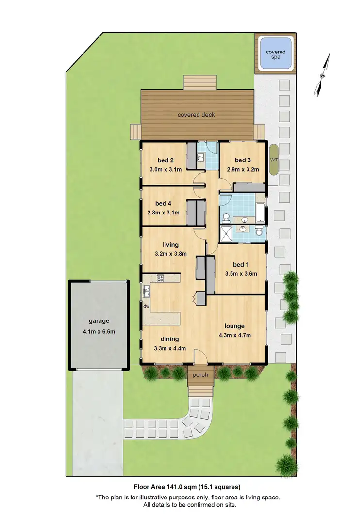 Floorplan of Homely house listing, 1/17 Doysal Avenue, Ferntree Gully VIC 3156