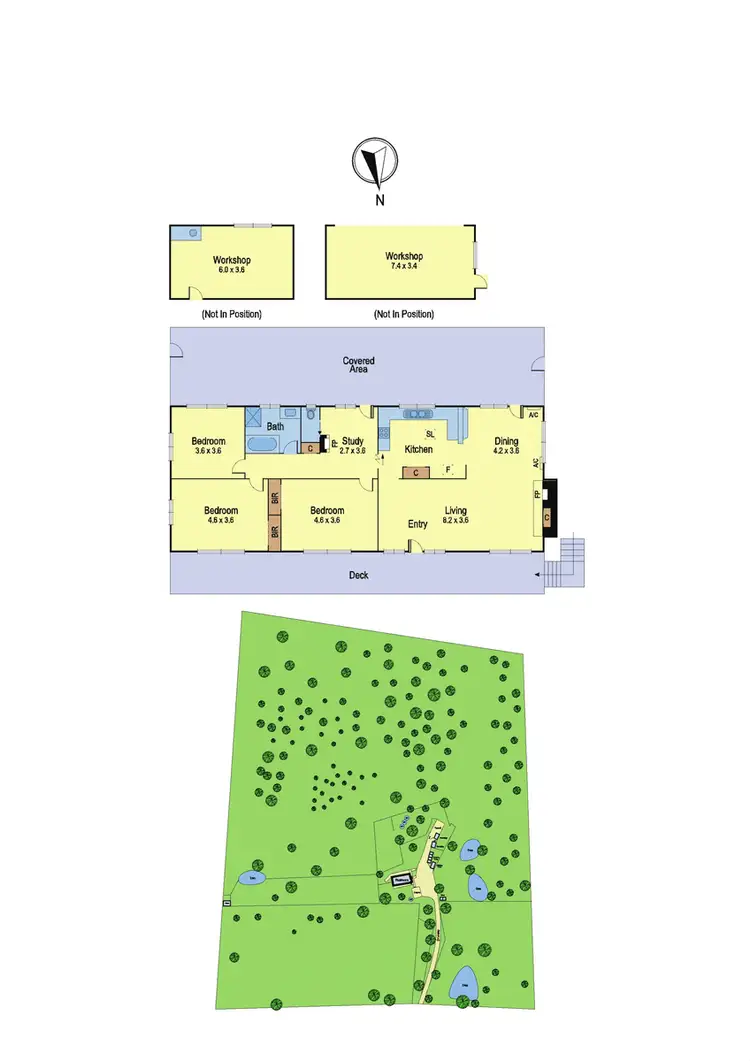 Floorplan of Homely house listing, 1322 Eltham Yarra Glen Road, Christmas Hills VIC 3775