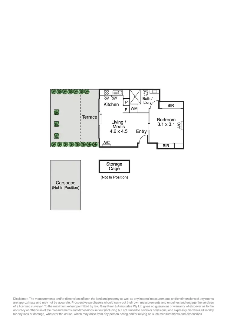 Floorplan of Homely apartment listing, 1/182 Sycamore Street, Caulfield South VIC 3162
