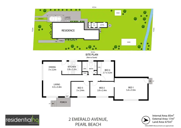 Floorplan of Homely house listing, 2 Emerald Avenue, Pearl Beach NSW 2256