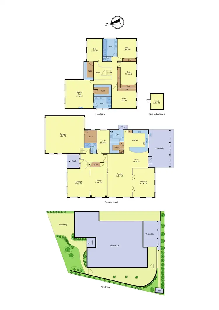 Floorplan of Homely house listing, 9 Brentwood Rise, Eltham VIC 3095