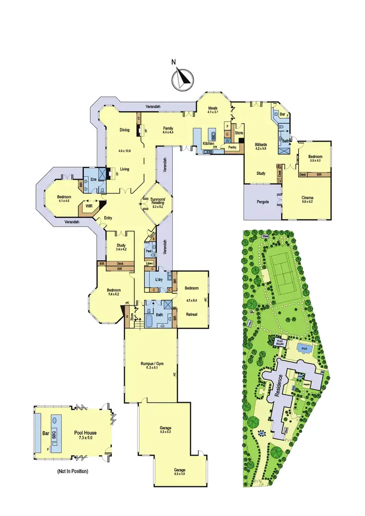Floorplan of Homely house listing, 6 Amberley Way, Lower Plenty VIC 3093