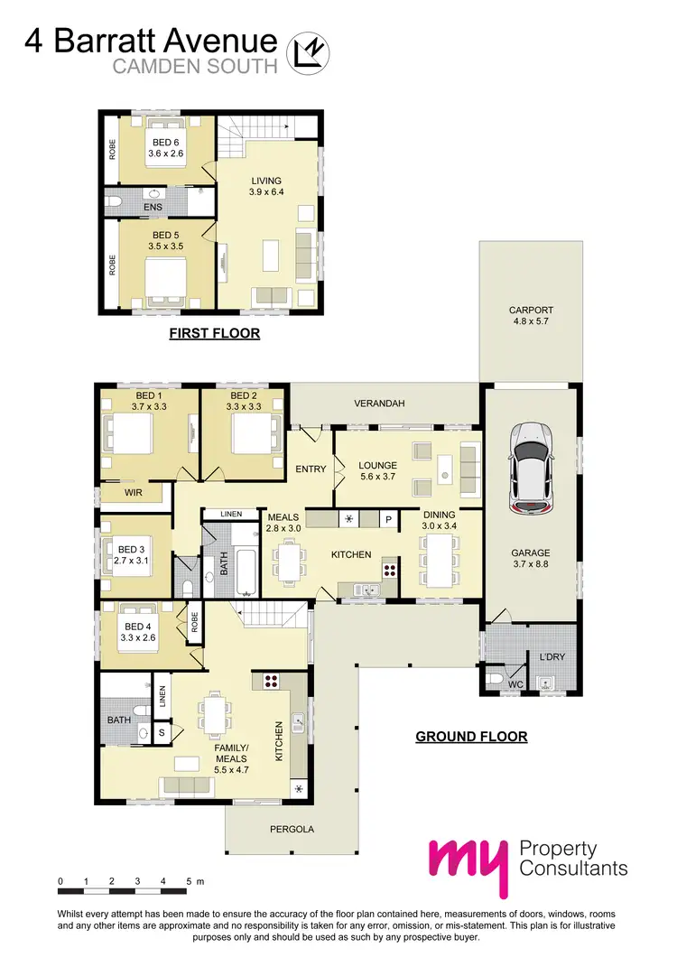 Floorplan of Homely house listing, 4 Barratt Avenue, Camden South NSW 2570