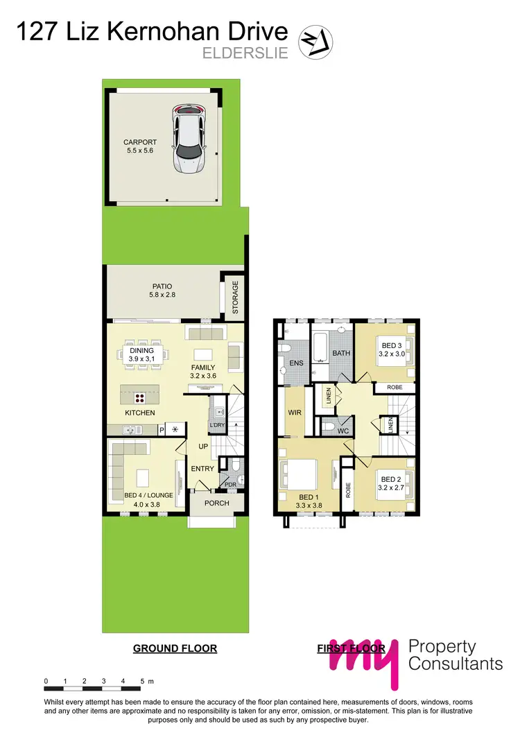 Floorplan of Homely house listing, 127 Liz Kernohan Drive, Elderslie NSW 2570