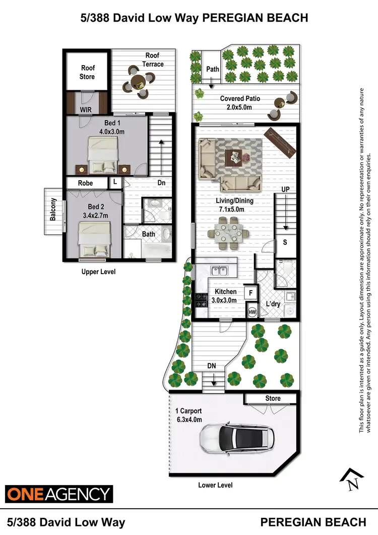 Floorplan of Homely townhouse listing, 5/388 David Low Way, Peregian Beach QLD 4573