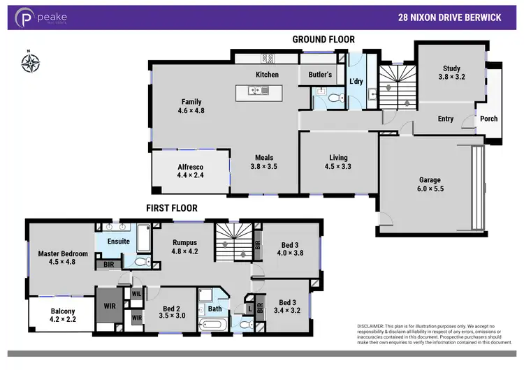 Floorplan of Homely house listing, 28 Nixon Drive, Berwick VIC 3806