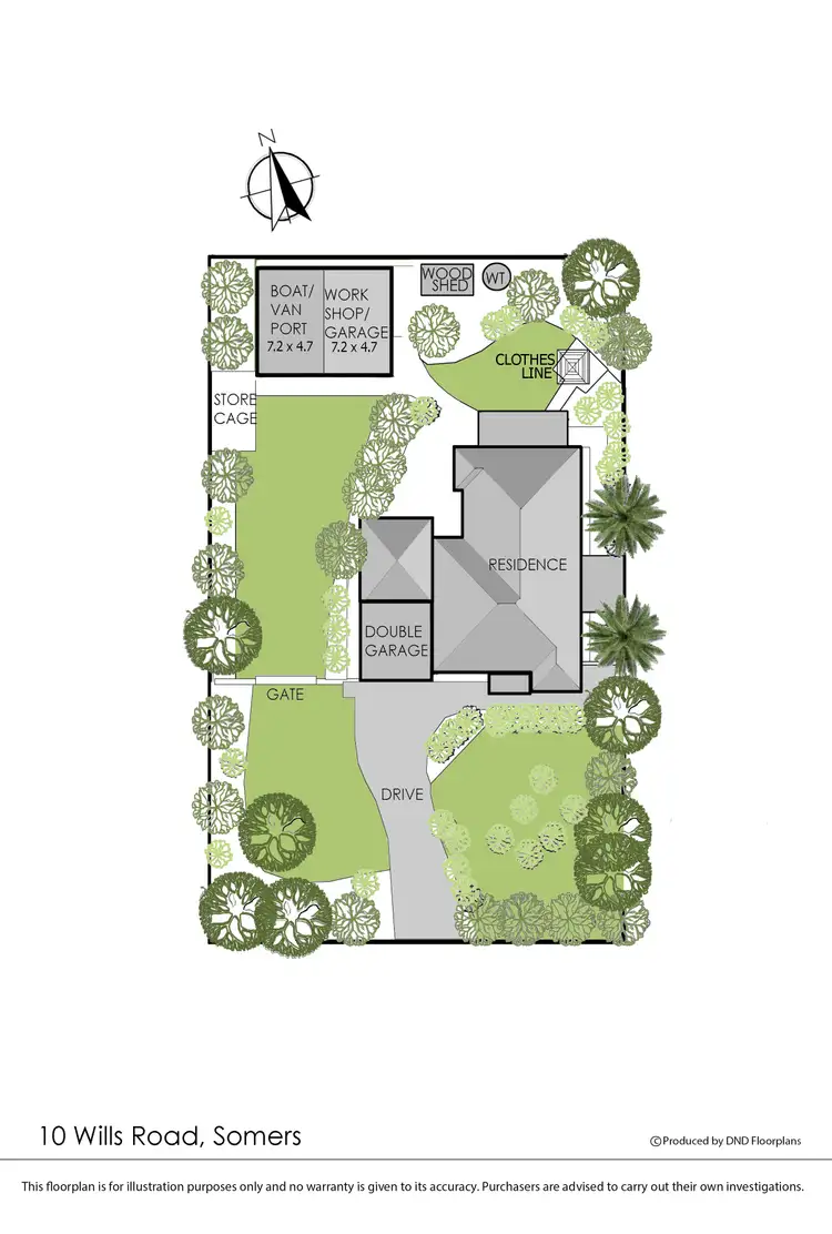 Floorplan of Homely house listing, 10 Wills Road, Somers VIC 3927