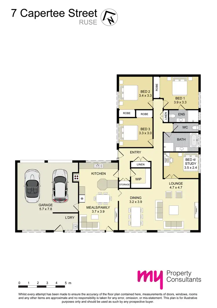 Floorplan of Homely house listing, 7 Capertee Street, Ruse NSW 2560