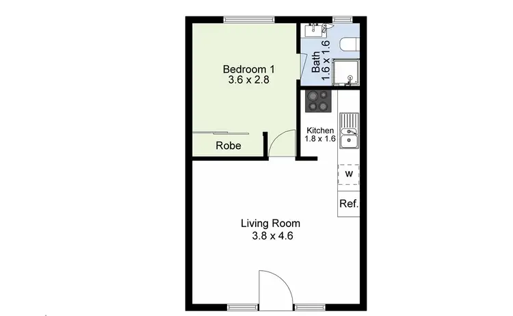 Floorplan of Homely apartment listing, 5/14 Stevedore Street, Williamstown VIC 3016