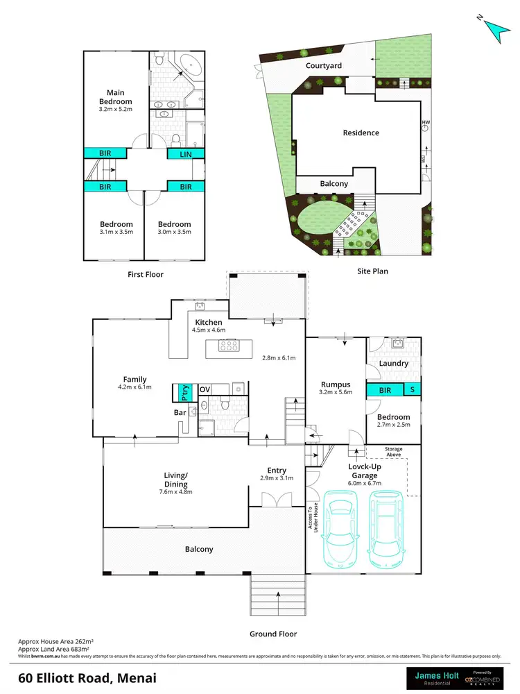 Floorplan of Homely house listing, 60 Elliott Road, Menai NSW 2234