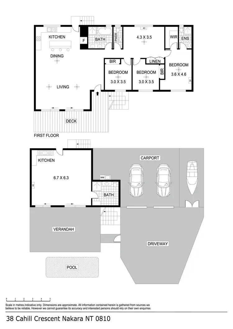 Floorplan of Homely house listing, 38 Cahill Crescent, Nakara NT 810