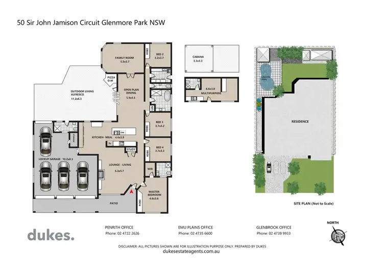 Floorplan of Homely house listing, 50 Sir John Jamison Circuit, Glenmore Park NSW 2745