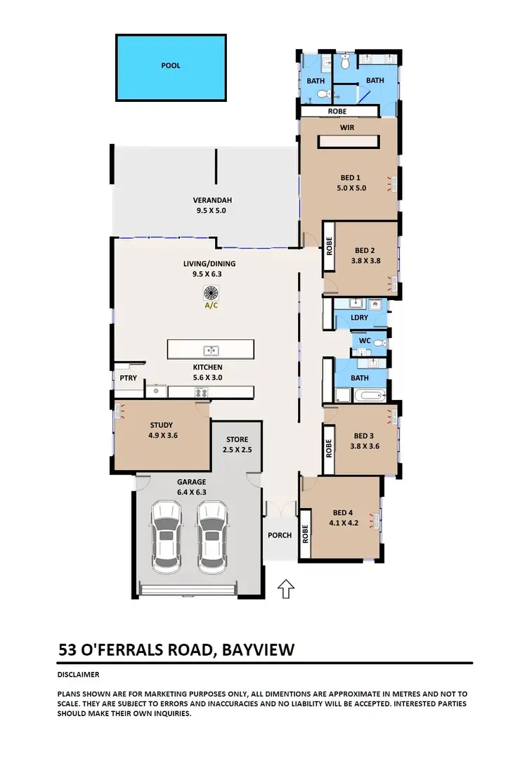 Floorplan of Homely house listing, 53 O'ferrals Road, Bayview NT 820