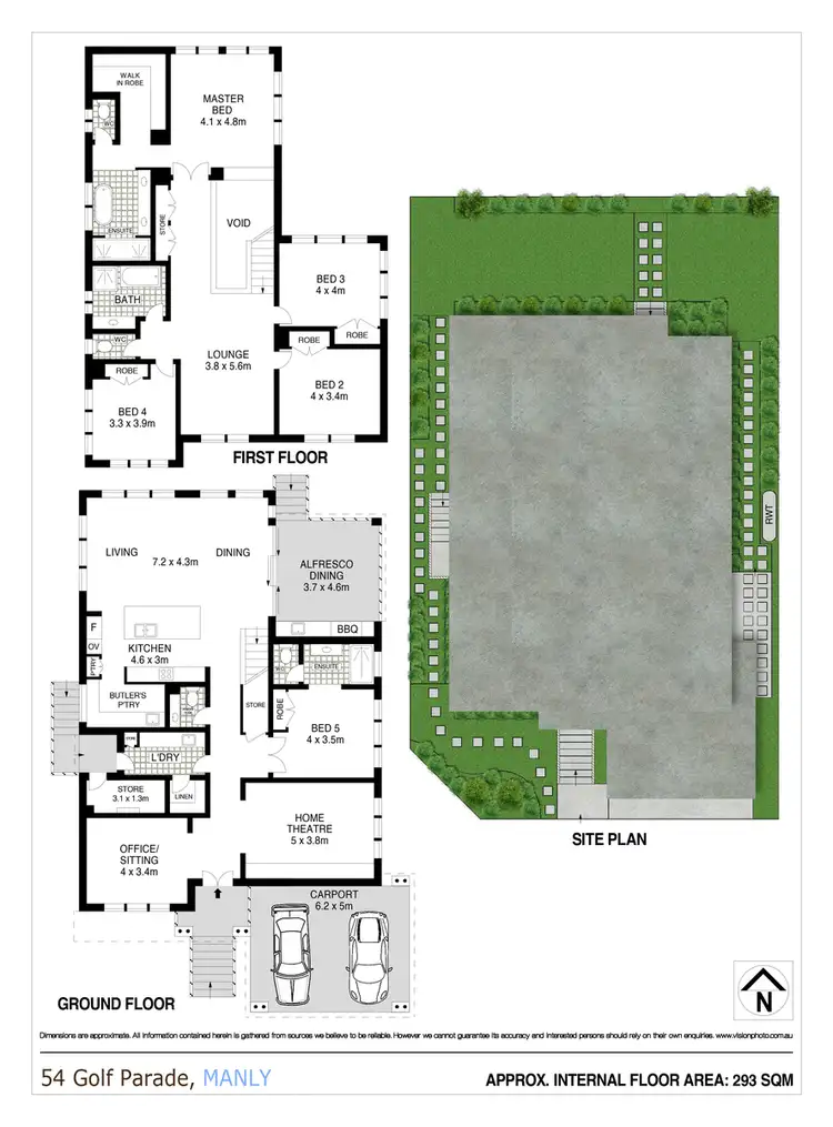 Floorplan of Homely house listing, 54 Golf Parade, Manly NSW 2095