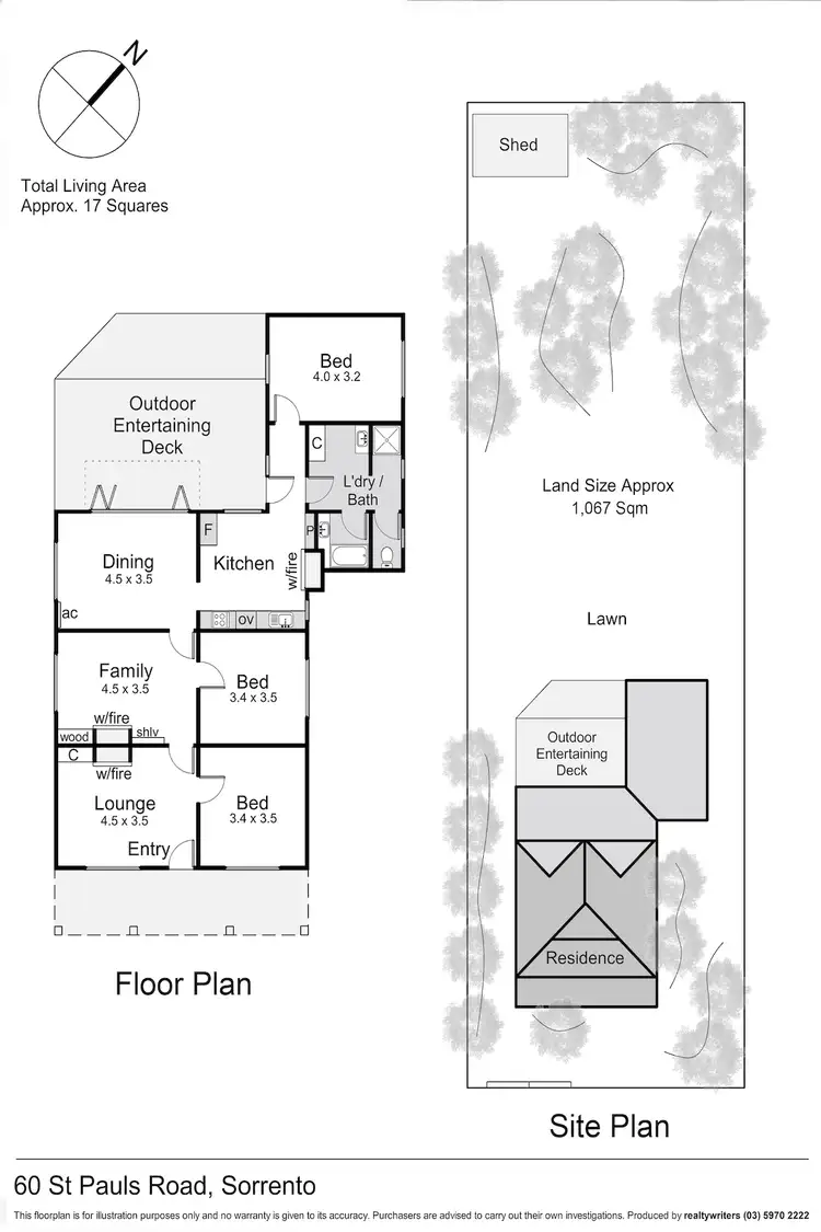 Floorplan of Homely house listing, 60 St Pauls Road, Sorrento VIC 3943