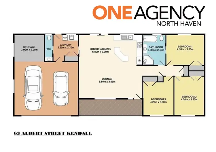 Floorplan of Homely rural property listing, 63 Albert Street, Kendall NSW 2439