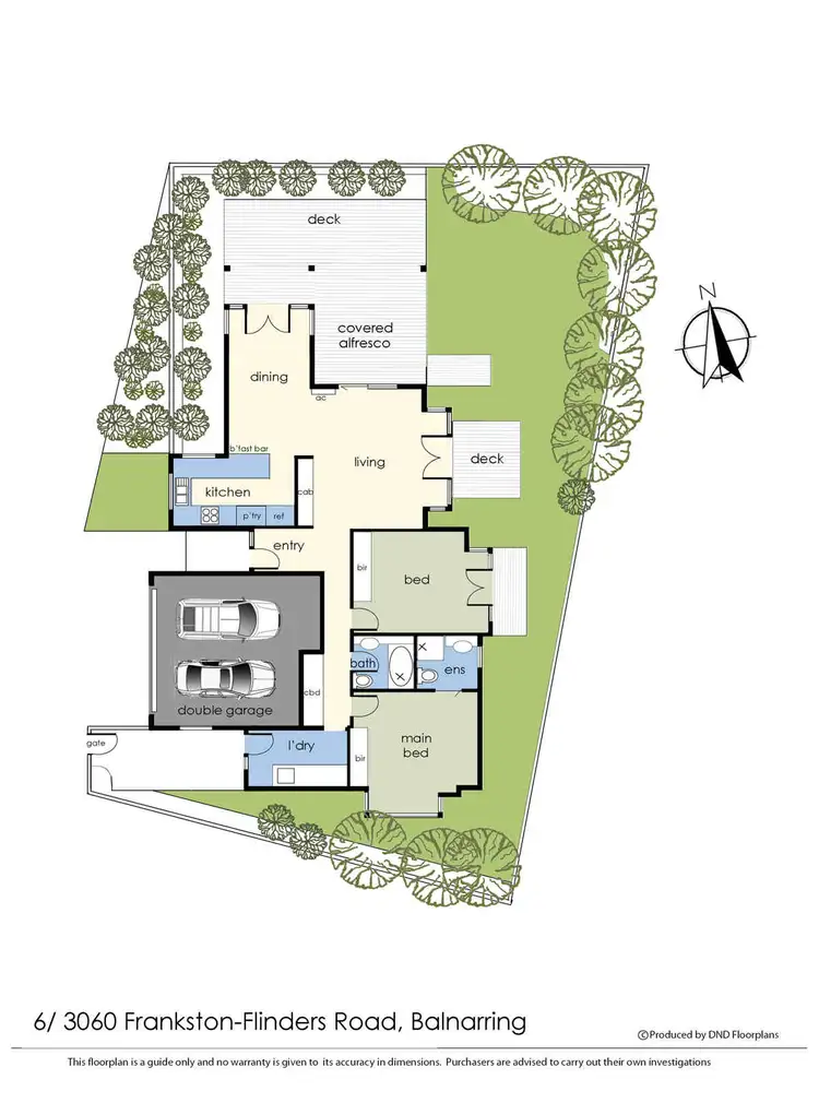 Floorplan of Homely townhouse listing, 6/3060 Frankston Flinders Road, Balnarring VIC 3926