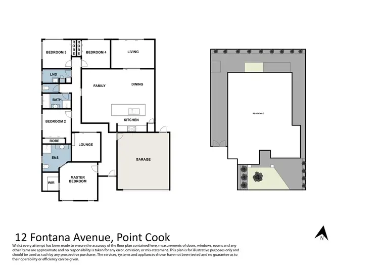 Floorplan of Homely house listing, 12 Fontana Avenue, Point Cook VIC 3030