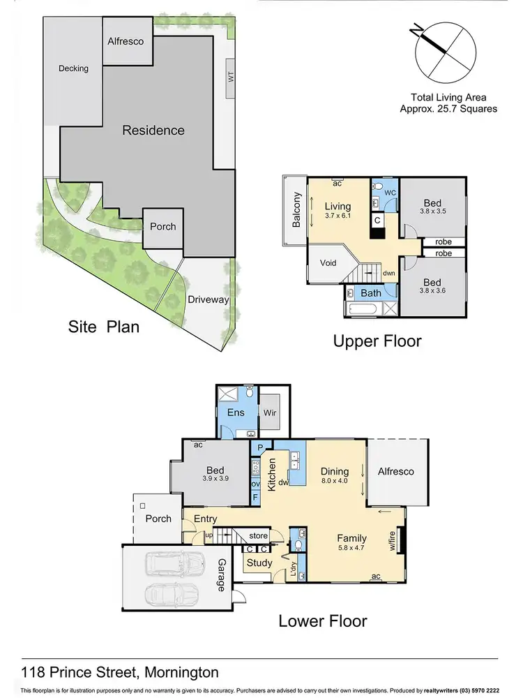 Floorplan of Homely house listing, 118 Prince Street, Mornington VIC 3931