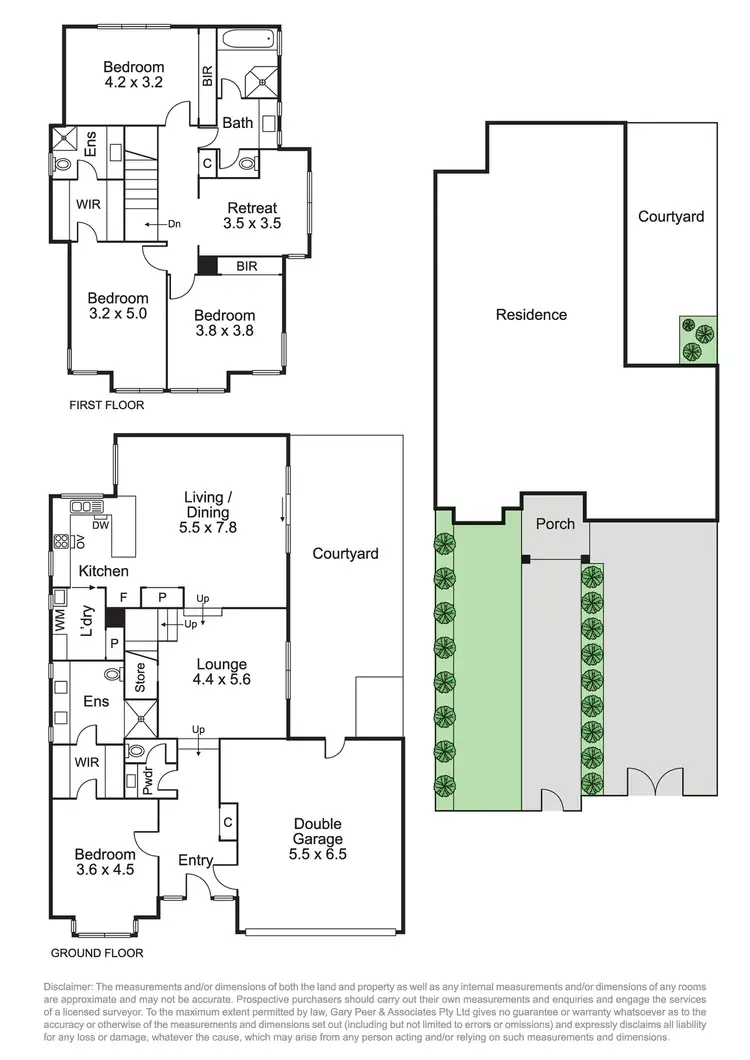 Floorplan of Homely townhouse listing, 1/5 Remuera Street, Caulfield South VIC 3162