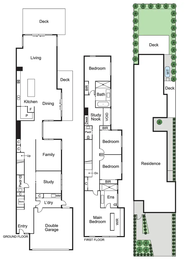 Floorplan of Homely townhouse listing, 17B Spring Road, Caulfield South VIC 3162