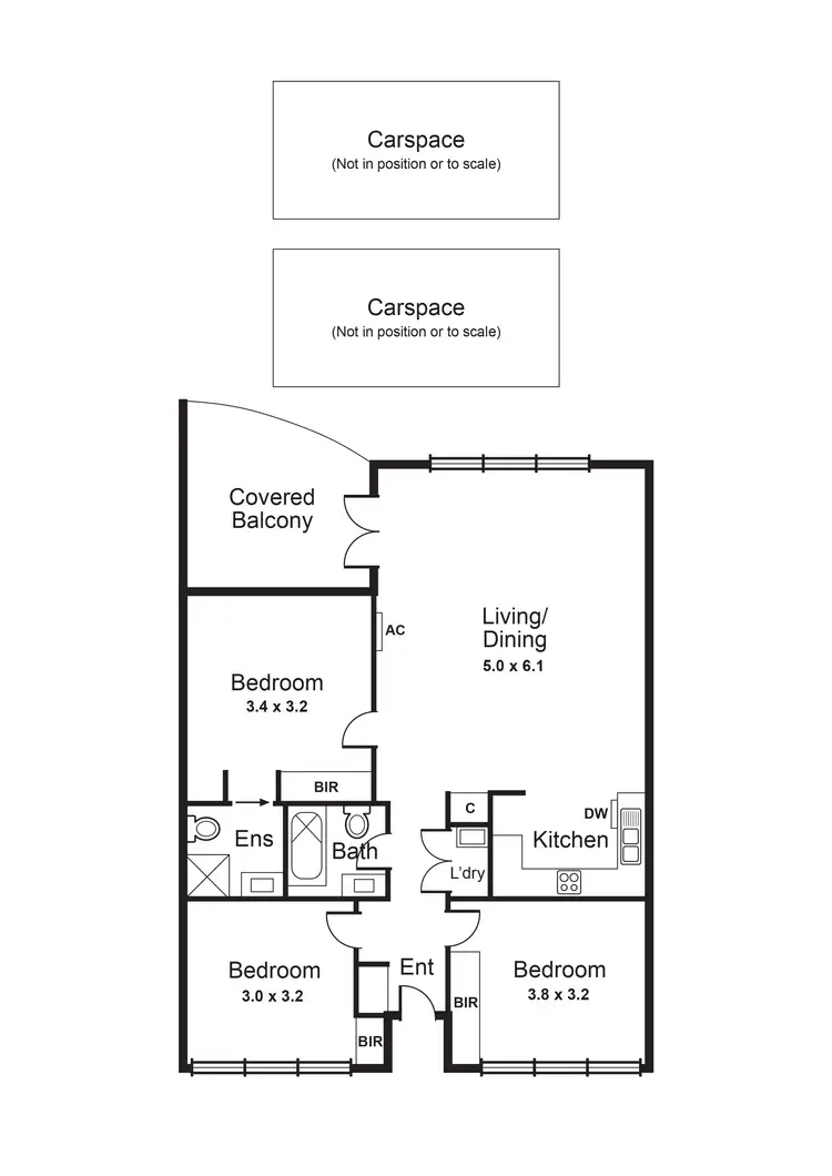Floorplan of Homely apartment listing, 24/1083 Glen Huntly Road, Glen Huntly VIC 3163