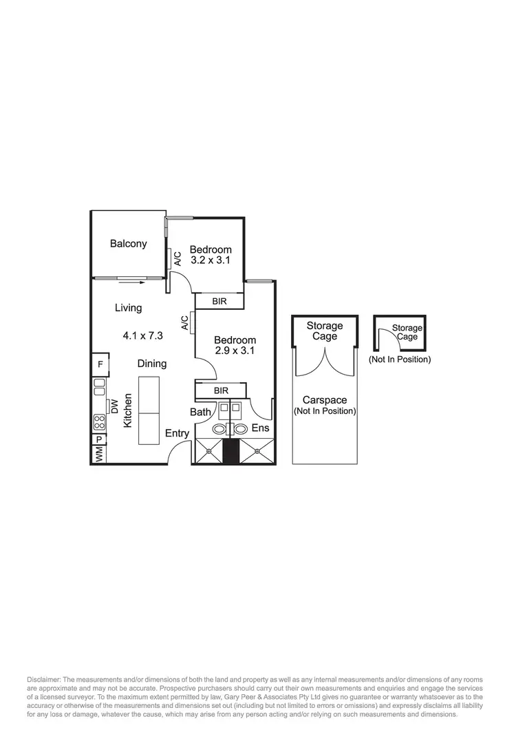 Floorplan of Homely apartment listing, 303/5-7 Nepean Highway, Elsternwick VIC 3185