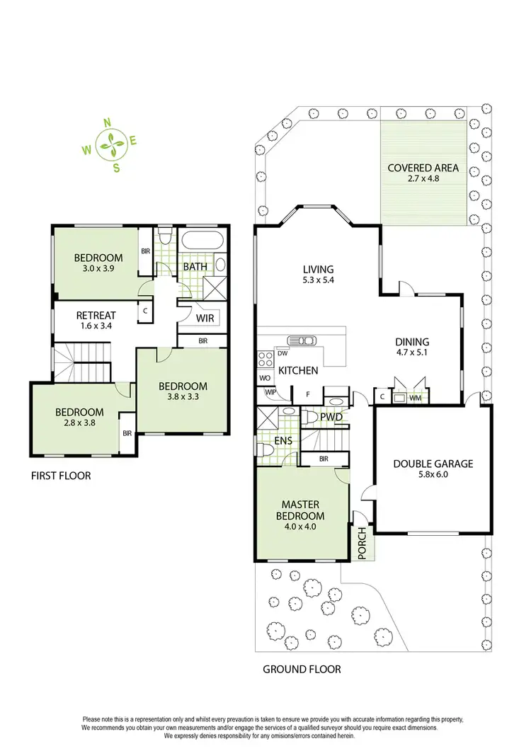 Floorplan of Homely townhouse listing, 1/7 Molden Street, Bentleigh East VIC 3165