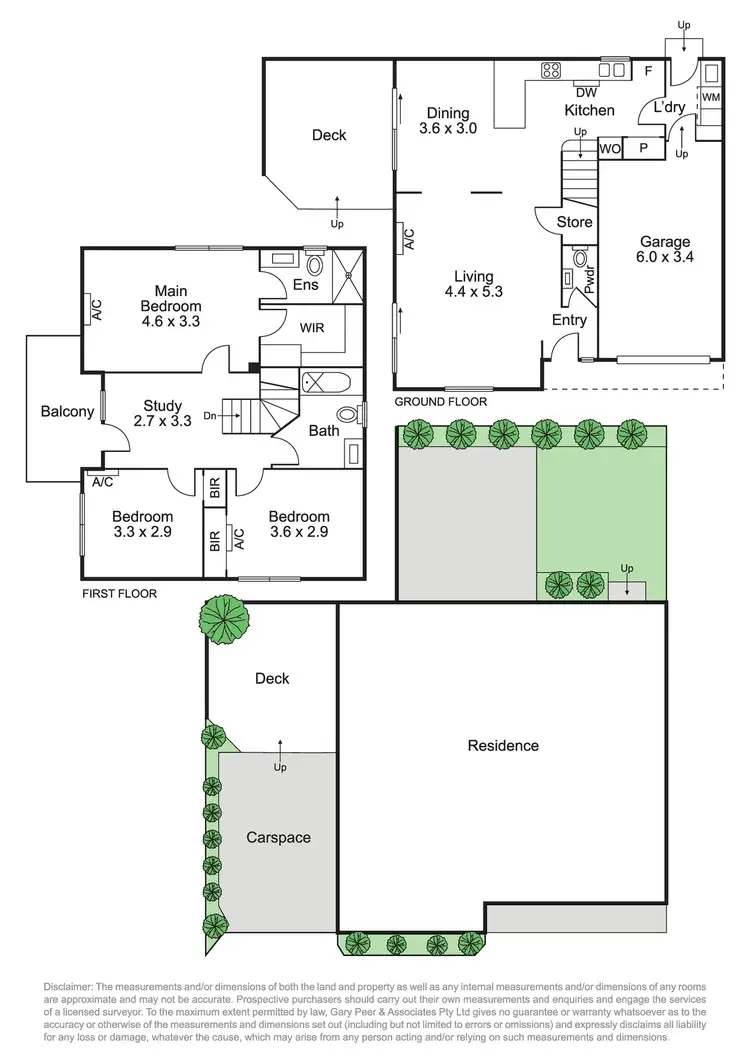 Floorplan of Homely townhouse listing, 27 Fallon Street, Caulfield VIC 3162