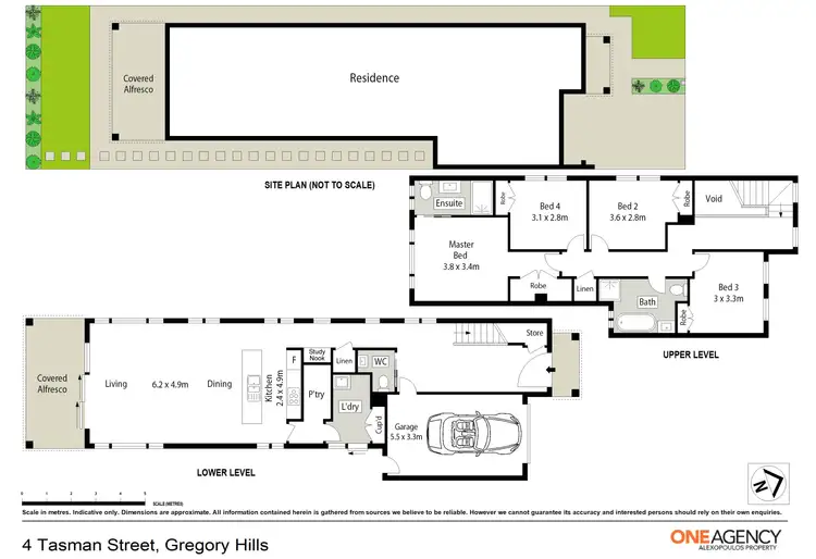 Floorplan of Homely house listing, 4a Tasman Street, Gregory Hills NSW 2557