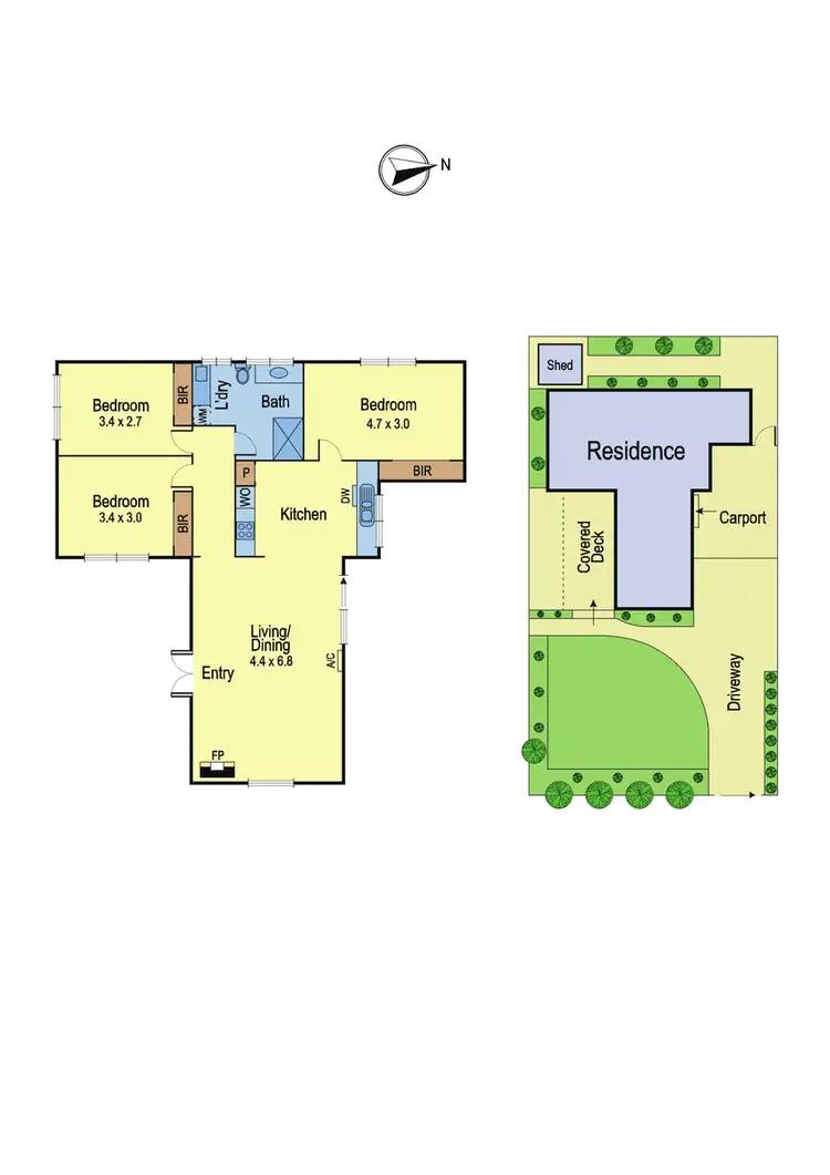 Floorplan of Homely house listing, 1/17 Macmeikan Street, Whittlesea VIC 3757