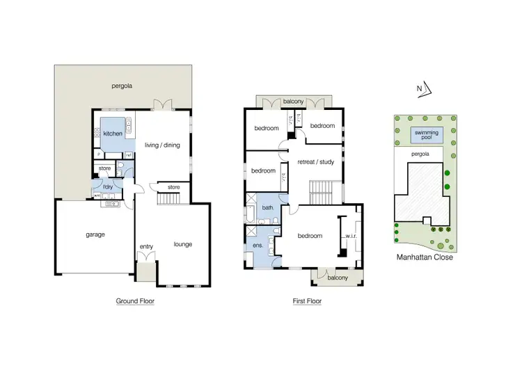 Floorplan of Homely house listing, 27 Manhattan Close, Sanctuary Lakes VIC 3030