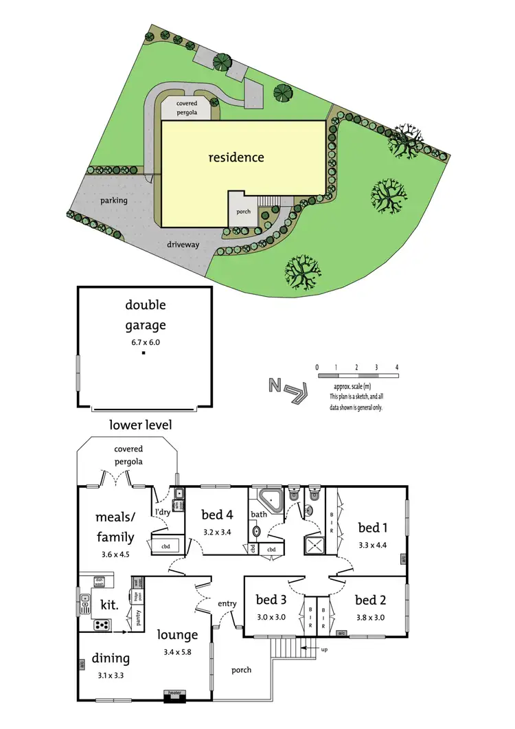 Floorplan of Homely house listing, 3 Kerry Close, Doncaster East VIC 3109