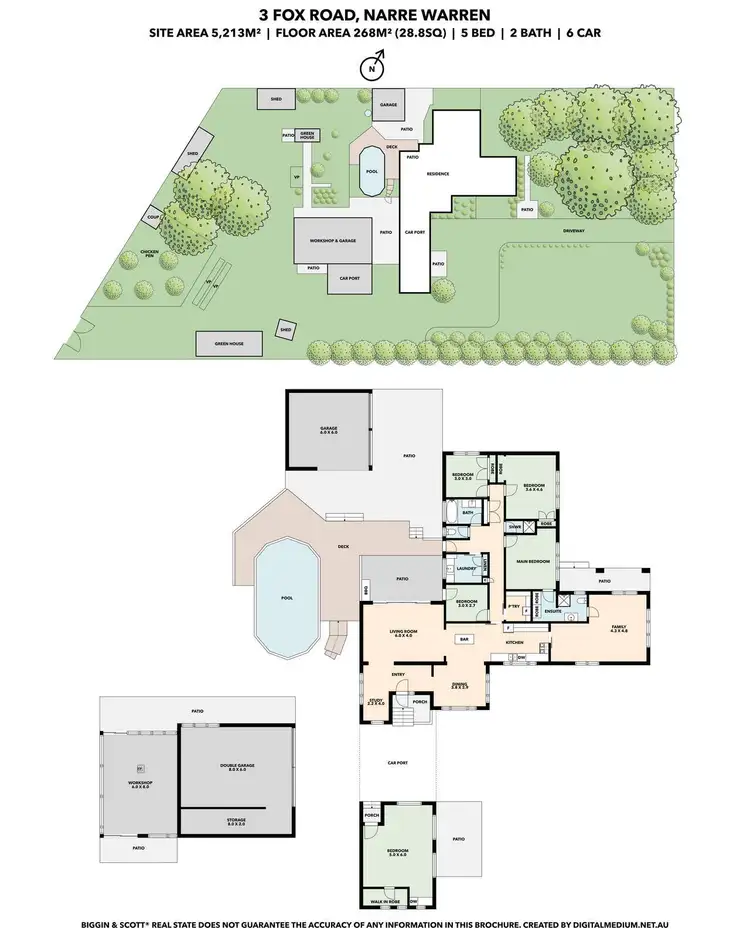 Floorplan of Homely house listing, 3 Fox Road, Narre Warren North VIC 3804