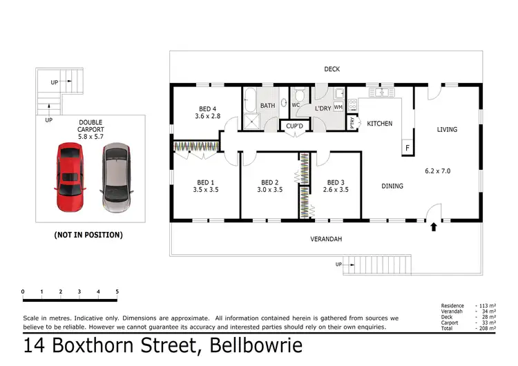 Floorplan of Homely house listing, 14 Boxthorn Street, Bellbowrie QLD 4070