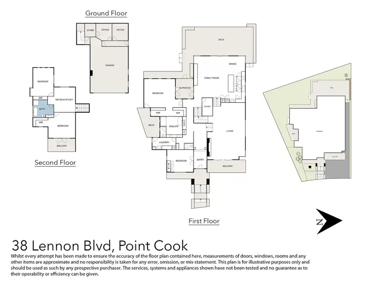 Floorplan of Homely house listing, 38 Lennon Boulevard, Point Cook VIC 3030