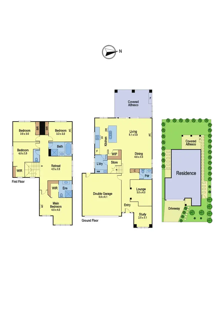 Floorplan of Homely house listing, 24 Trainor Street, Doreen VIC 3754